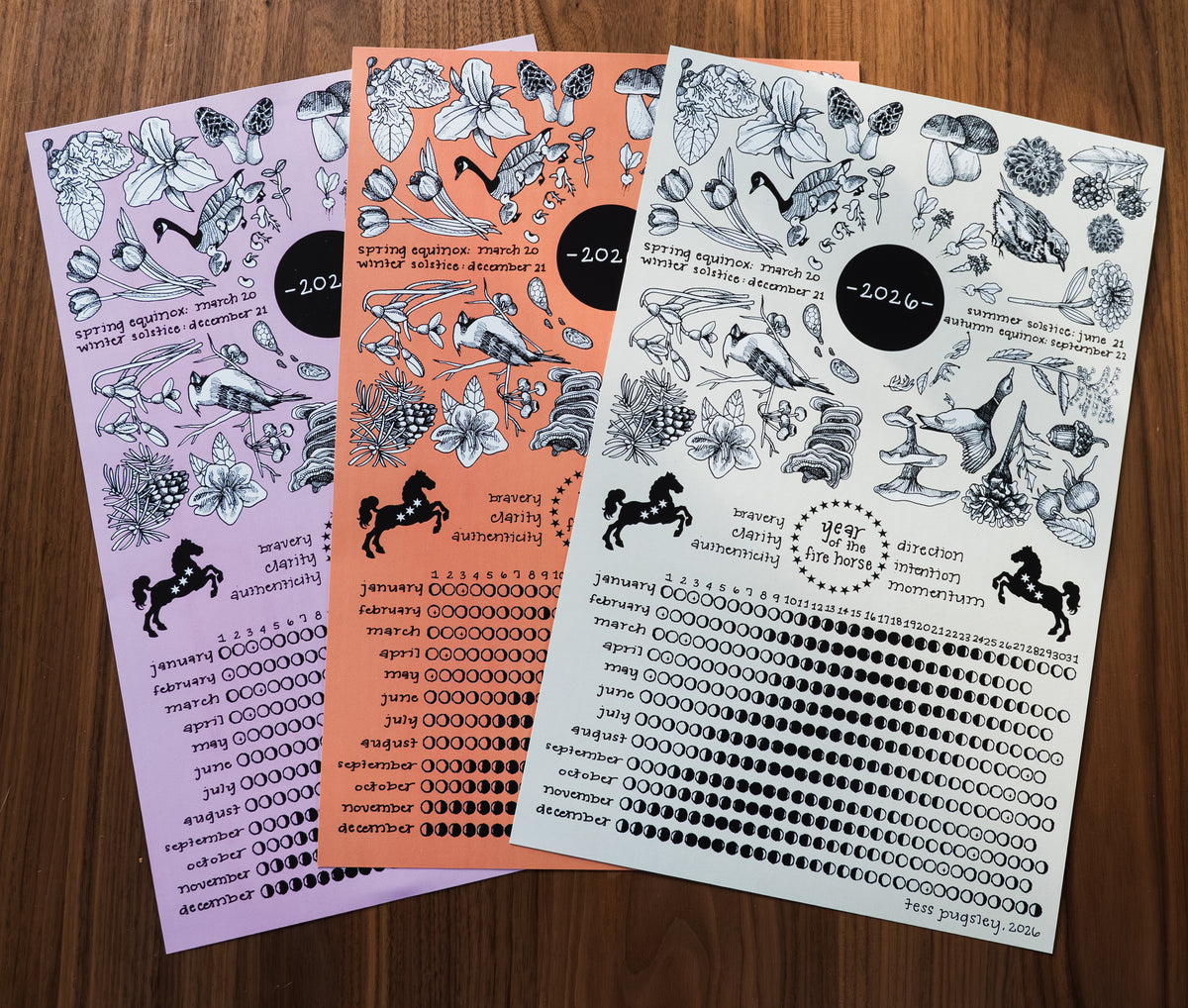 2026 Moon Calendar by Tess Pugsley—in-store only! – Bookspace Columbus