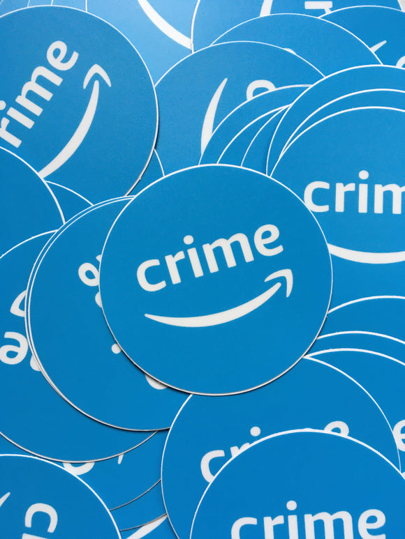 Amazon Crime Sticker