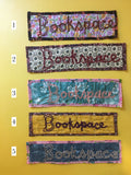 Hand-Sewn Cloth Bookspace Bookmarks