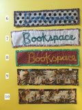 Hand-Sewn Cloth Bookspace Bookmarks